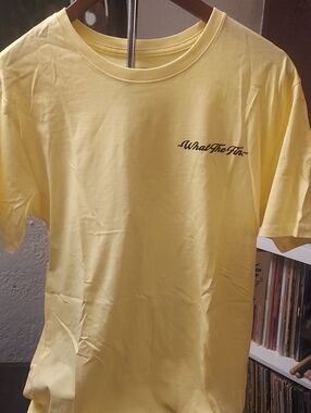 WhatTheFin Yellow Men's Crew Neck T-Shirt